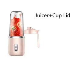 Portable Juicer Blender 400Ml Electric Fruit Juicer USB Charging Lemon Orange Fruit Juicing Cup Smoothie Blender Machine 2Cups