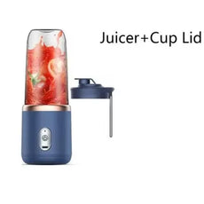 Portable Juicer Blender 400Ml Electric Fruit Juicer USB Charging Lemon Orange Fruit Juicing Cup Smoothie Blender Machine 2Cups